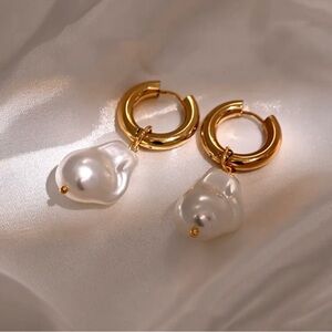 Gold Stainless Steel Hoop